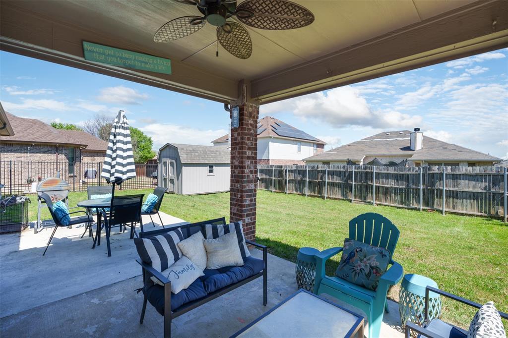 192 Hirth Drive Crowley, TX 76036 - Photo 21 of 22 a balcony with furniture and garden view