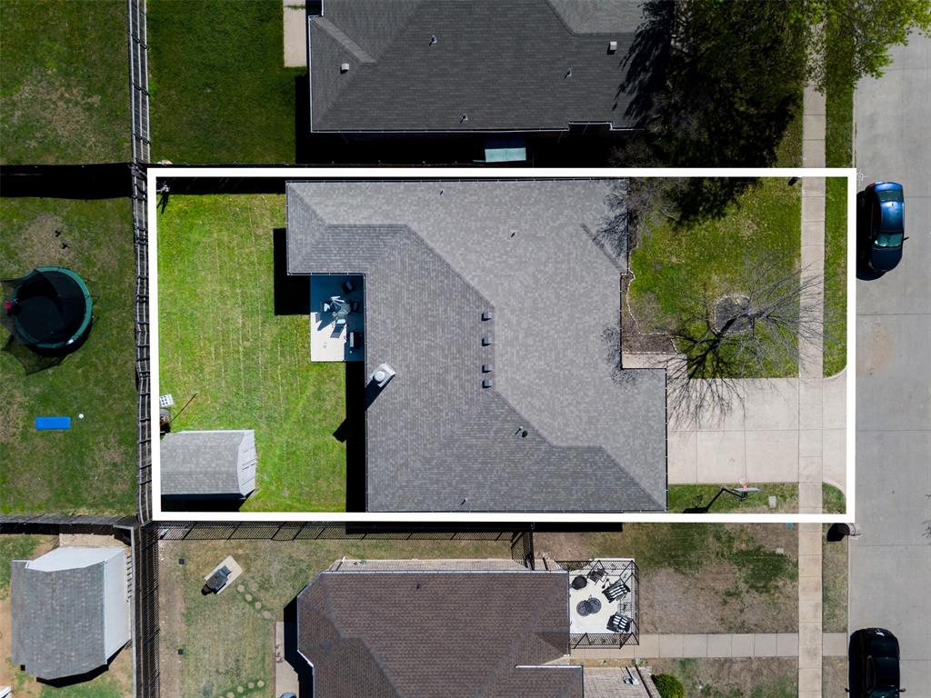 192 Hirth Drive Crowley, TX 76036 - Photo 6 of 22 an aerial view of a house with a backyard space