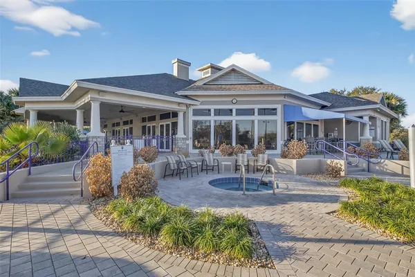 a view of a city and ocean view