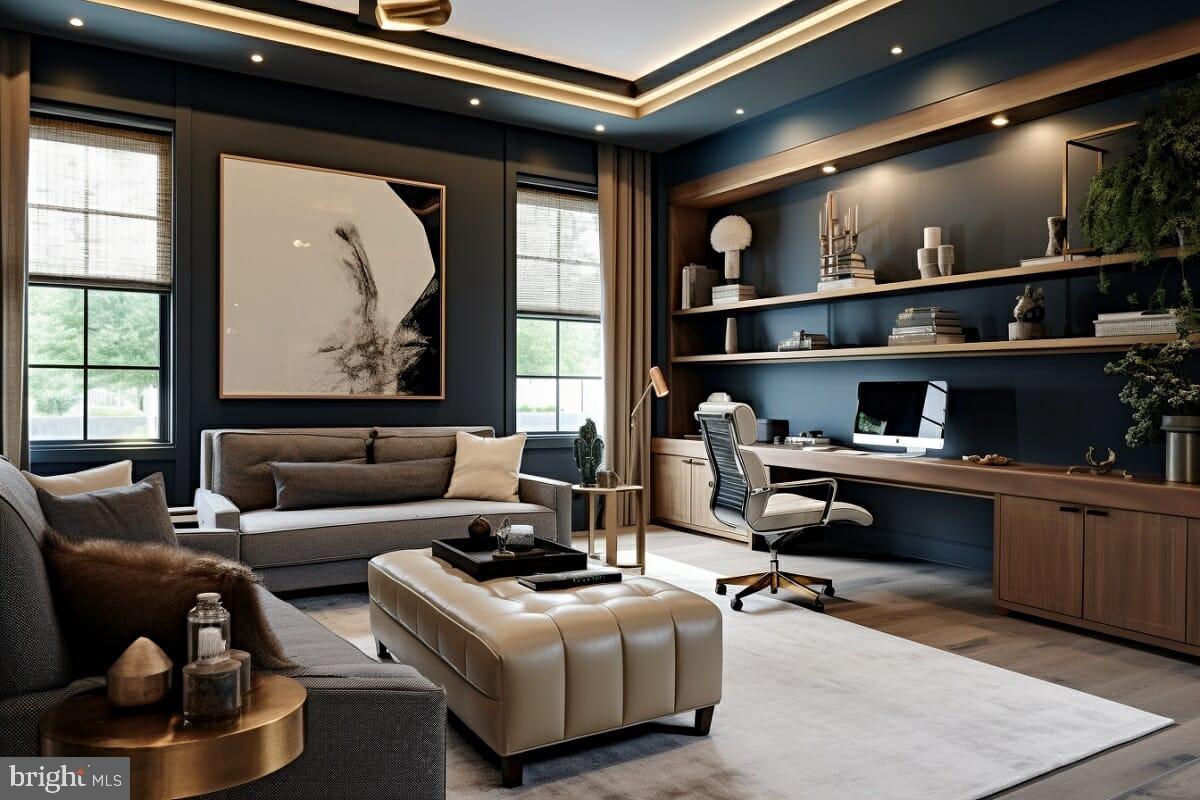 7709 Sebago Road Bethesda, MD 20817 - Photo 22 of 68 a living room with furniture and a piano