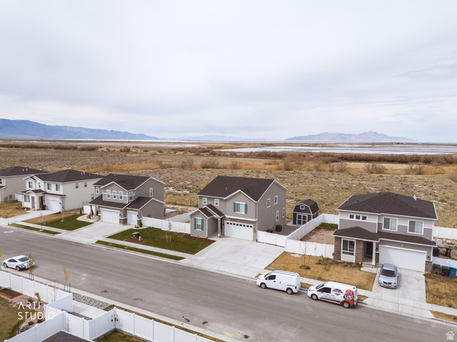 540 Lefty Lane Tooele, UT 84074 - Photo 46 of 48 Aerial view of residential area featuring a mountainous background