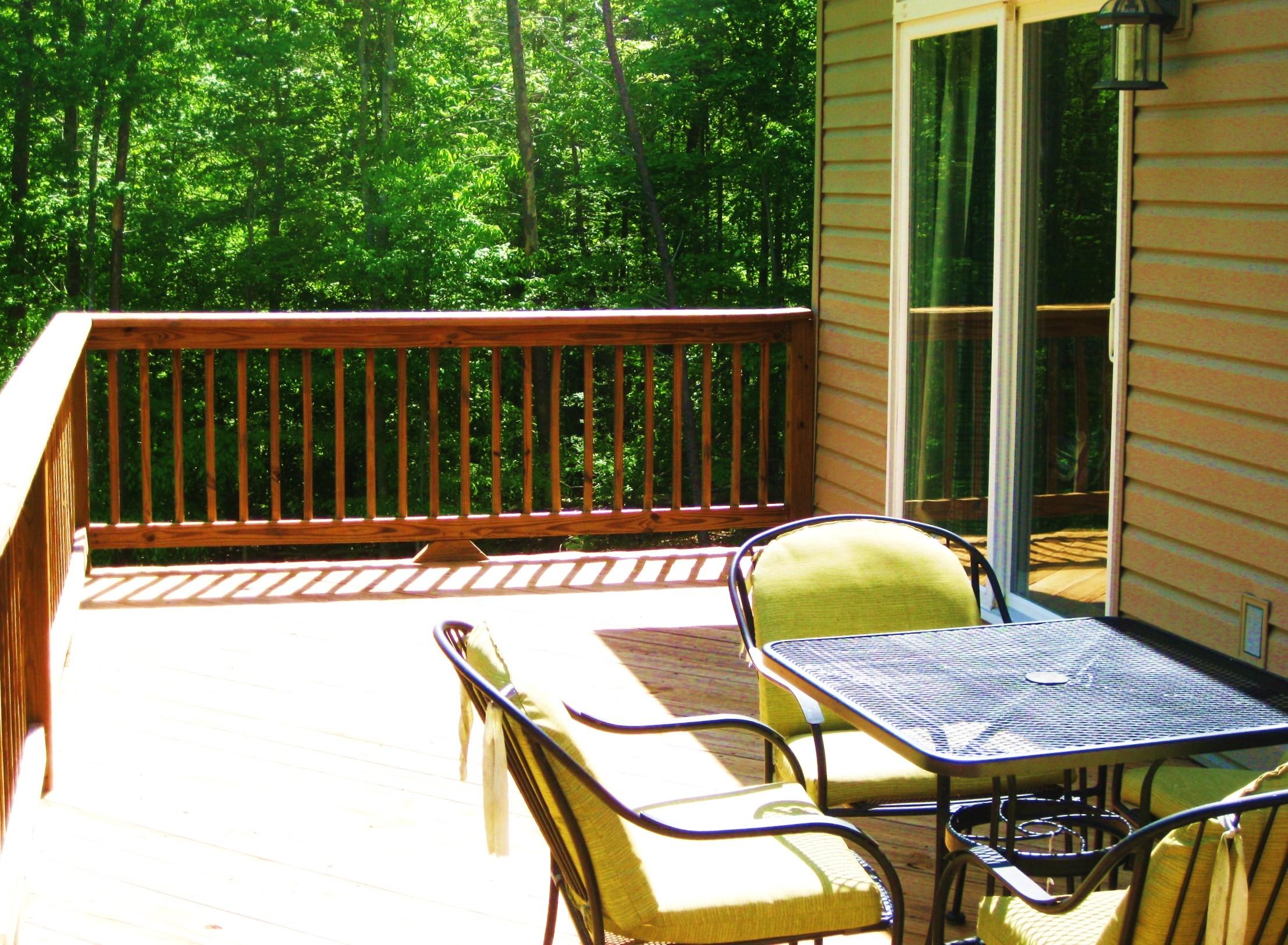112 Little Creek Road Moneta, VA 24121 - Photo 10 of 90 Rear Deck View to Woods!!