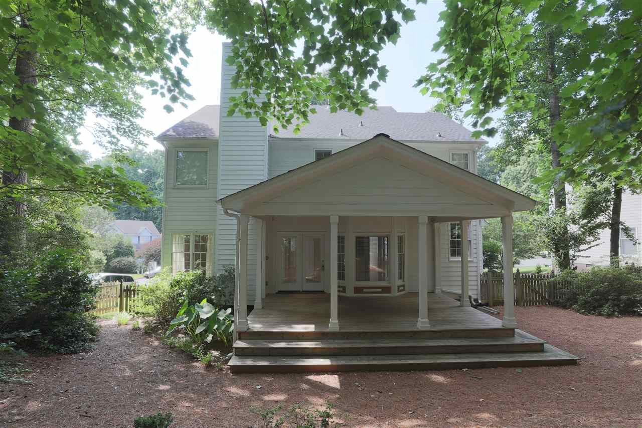 5625 Barham Court Raleigh, NC 27613 - Photo 23 of 23 Enjoy Southern Living on this covered deck!