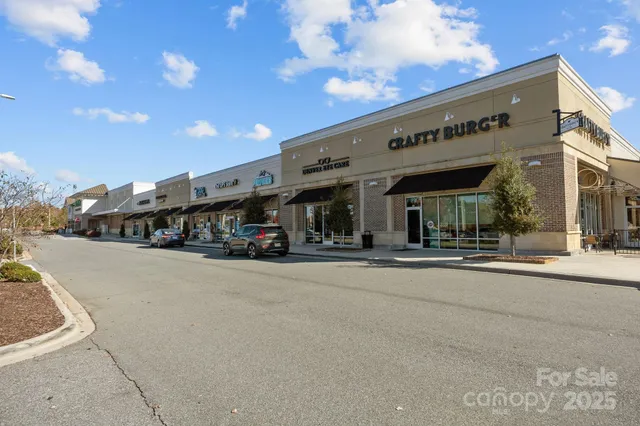 a front view of a building with