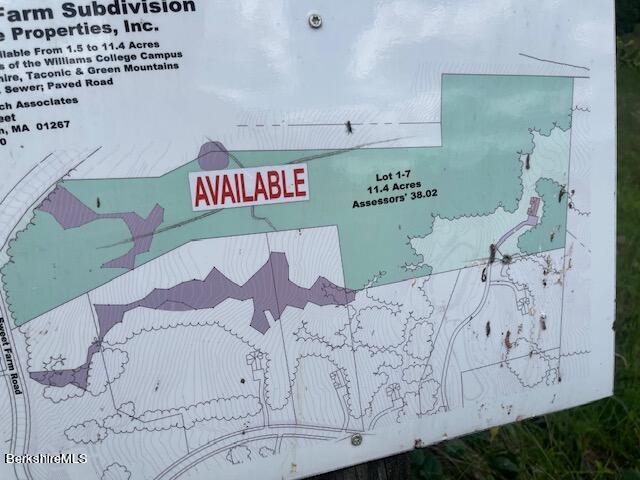Lot 1-7 Sweet Farm Road Williamstown, MA 01267 - Photo 5 of 8 Lot 1-7 map