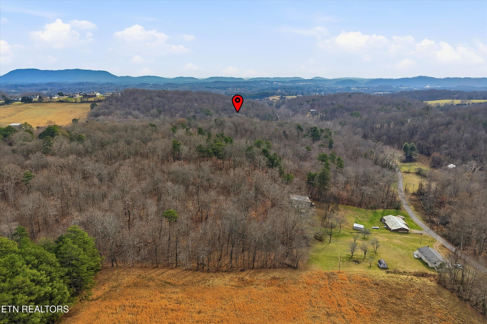 7809 Wood Road Corryton, TN 37721 - Photo 38 of 49 a view of a lush green hillside and a houses