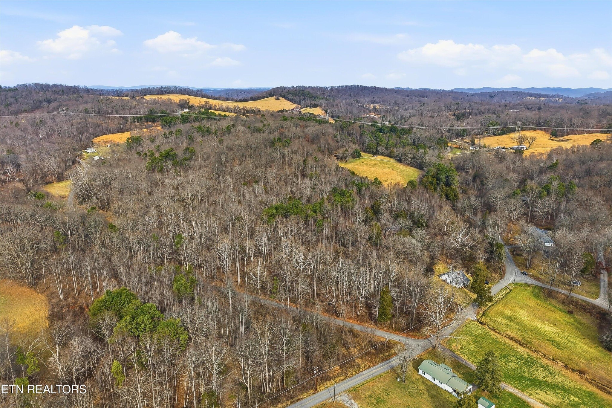 7809 Wood Road Corryton, TN 37721 - Photo 43 of 49 a view of a city with mountains in the background