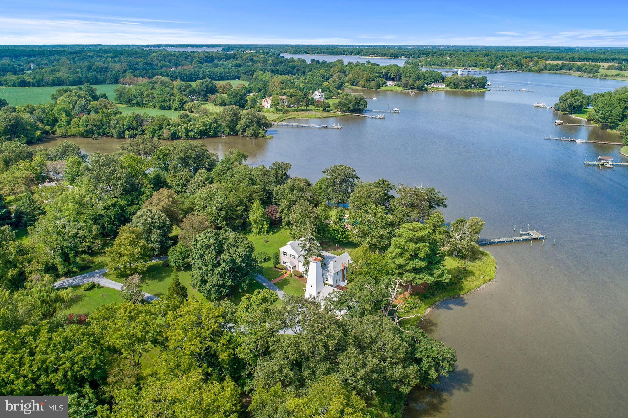 8863 Quailsar Road Easton, MD 21601 - Photo 27 of 30 Looking over confluence Glebe Cr and Miles River