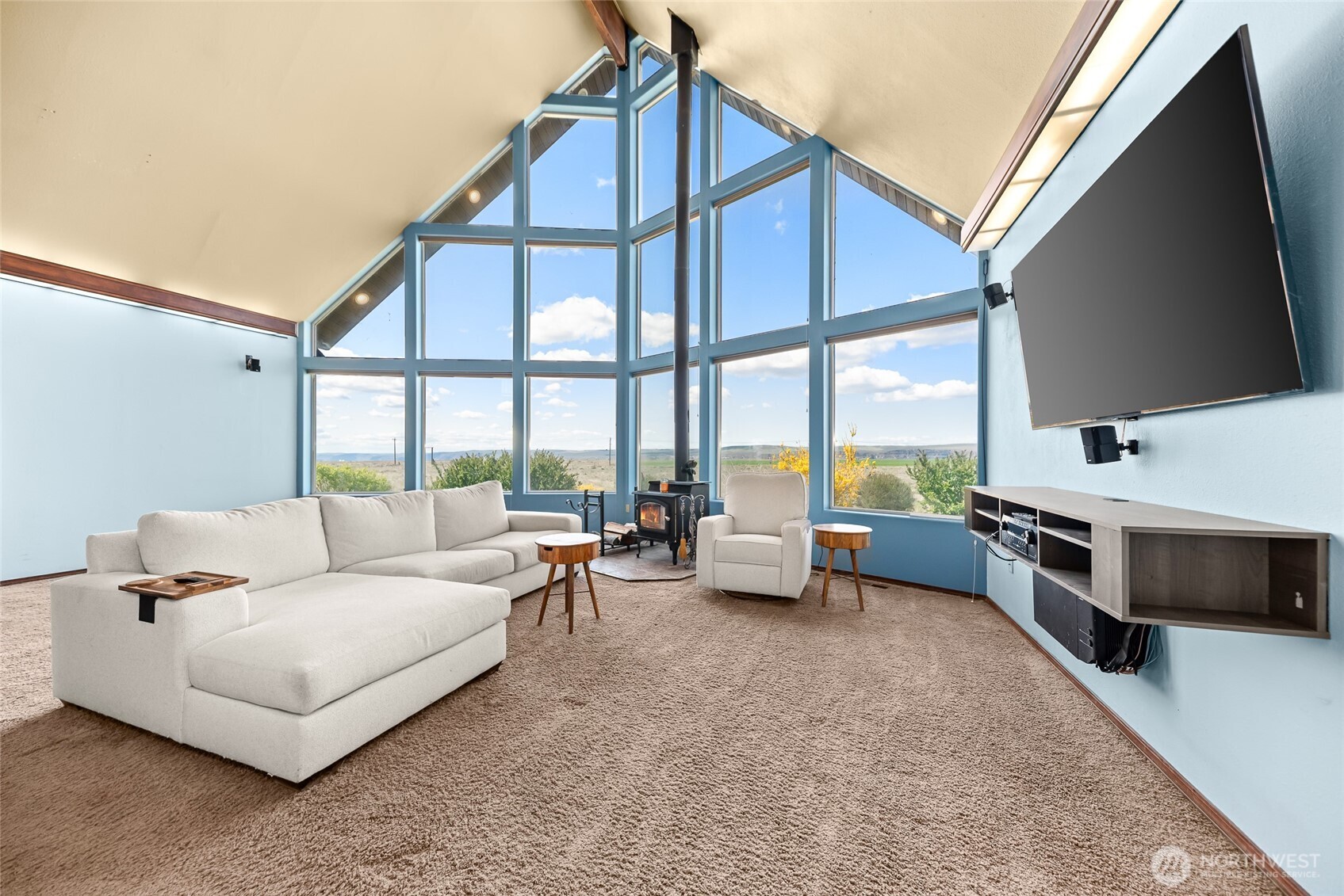 37761 L-NE Road Hartline, WA 99135 - Photo 4 of 40 a living room with furniture tv and large window