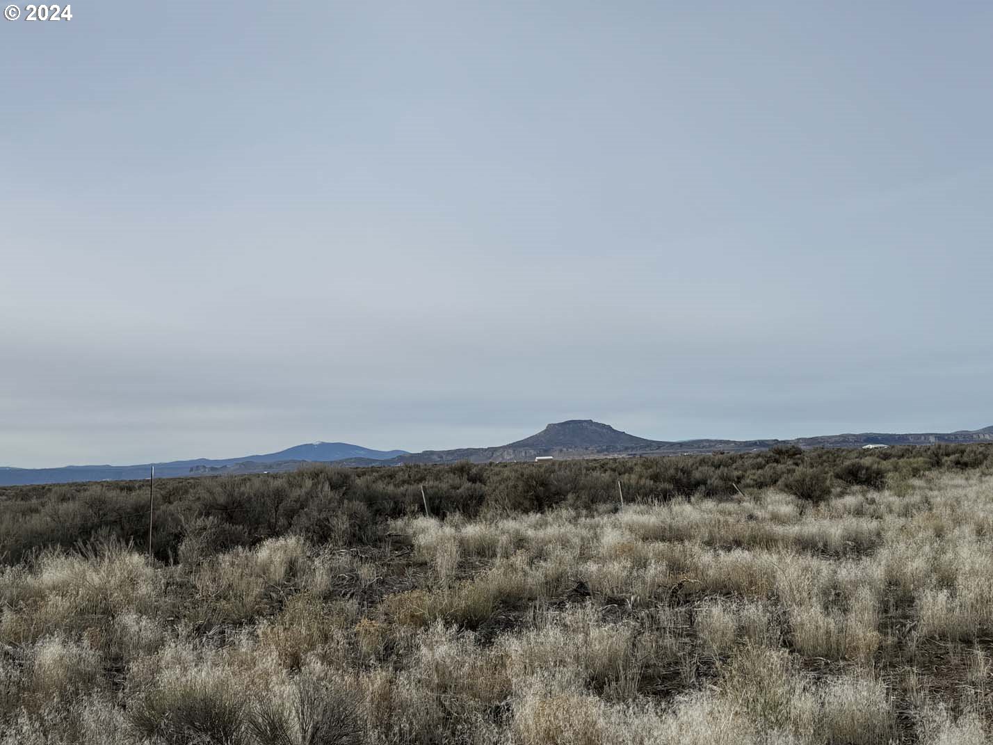 Twighlight Road, Unit TL3900 Christmas Valley, OR 97641 - Photo 34 of 44 a view of a dry field with trees in the background