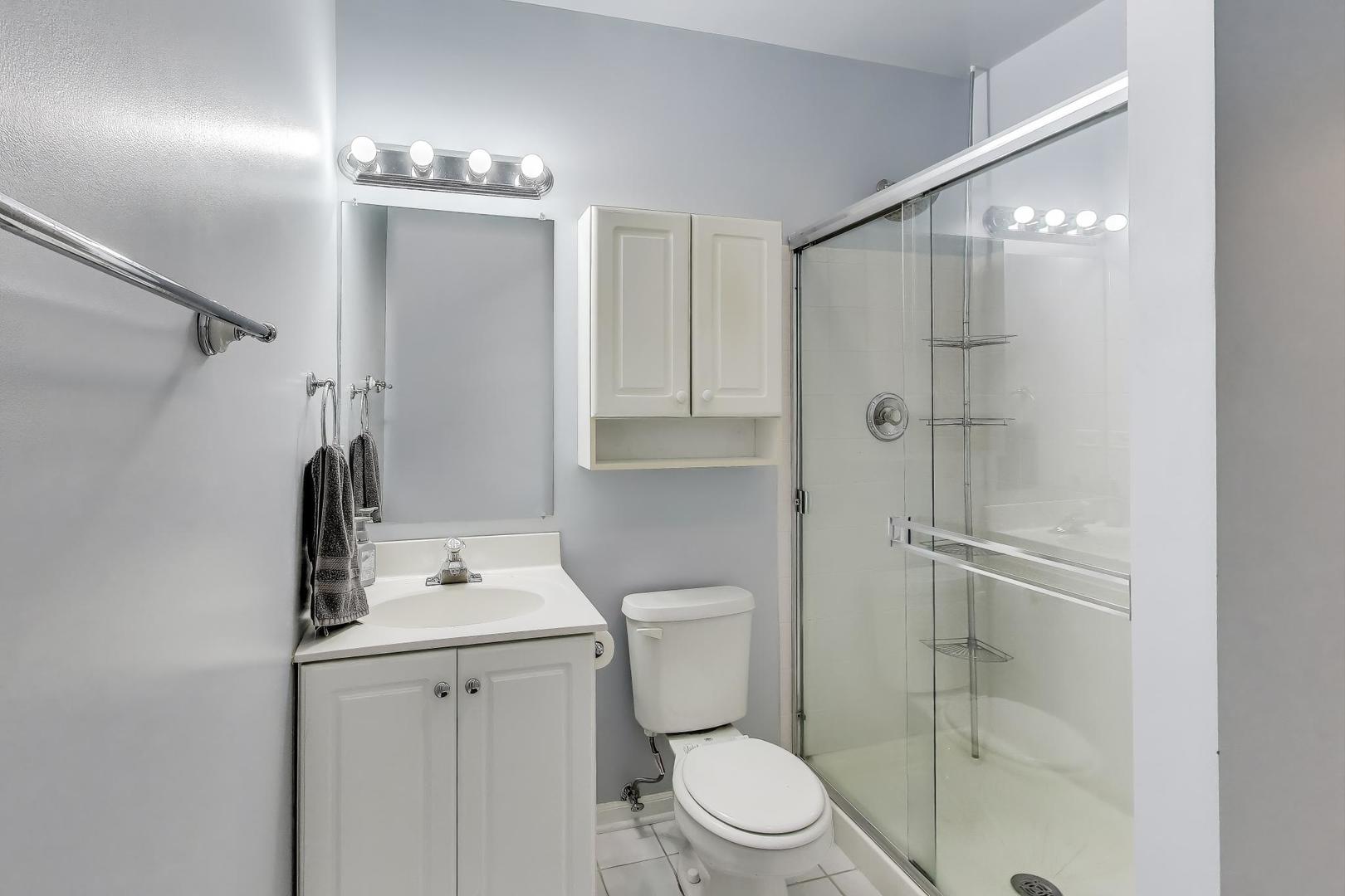 17119 West Prairieview Lane Gurnee, IL 60031 - Photo 31 of 40 a bathroom with a toilet a sink and shower