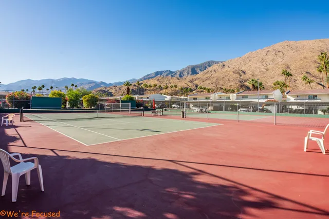 a view of outdoor space with seating area