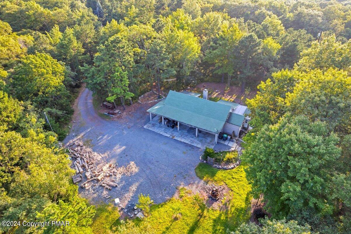 190 Knob Road Mount Pocono, PA 18344 - Photo 18 of 37 a view of a house with a yard and sitting area