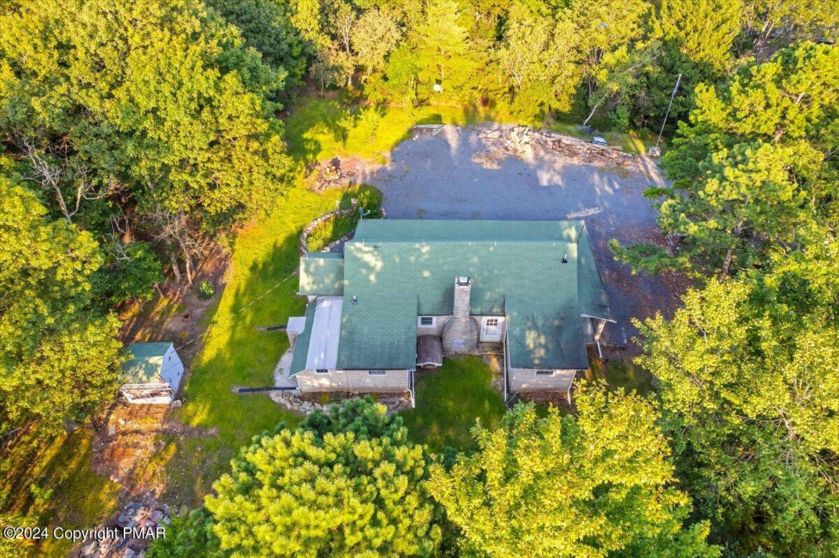 190 Knob Road Mount Pocono, PA 18344 - Photo 19 of 37 front view of a house with a yard