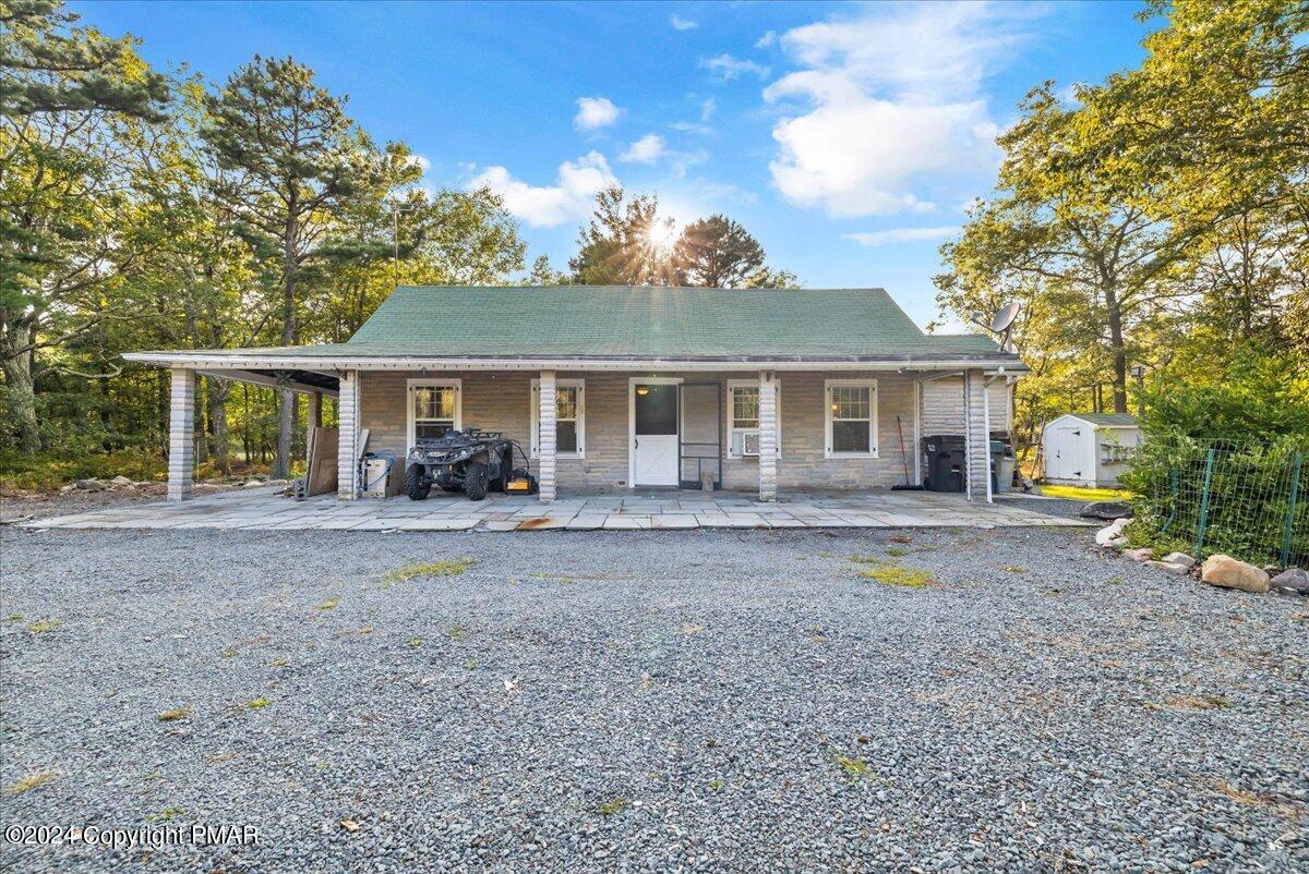 190 Knob Road Mount Pocono, PA 18344 - Photo 4 of 37 a view of a house with a backyard