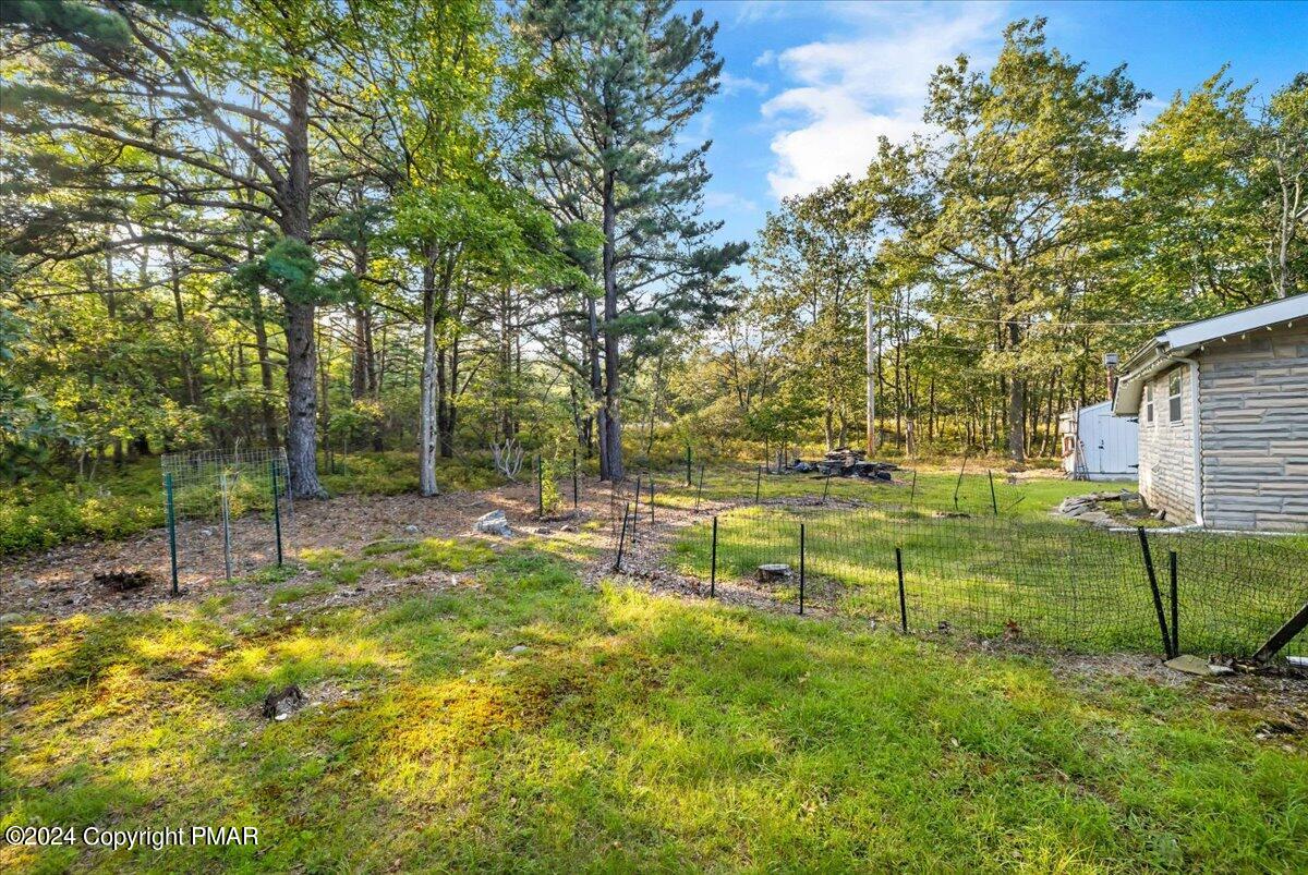 190 Knob Road Mount Pocono, PA 18344 - Photo 9 of 37 a view of backyard with green space