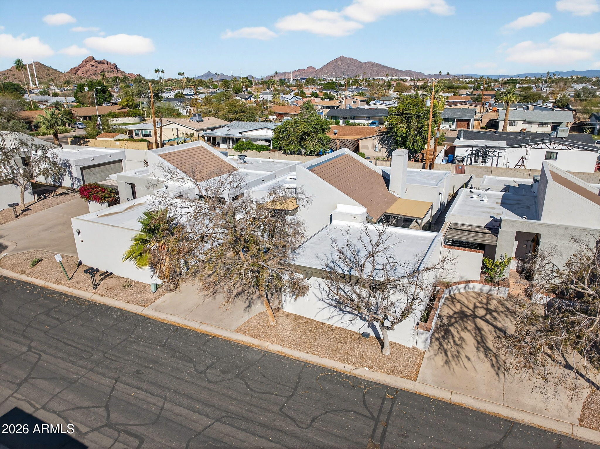 330 East Embassy Street Tempe, AZ 85288 - Photo 46 of 68 an aerial view of a house with a yard