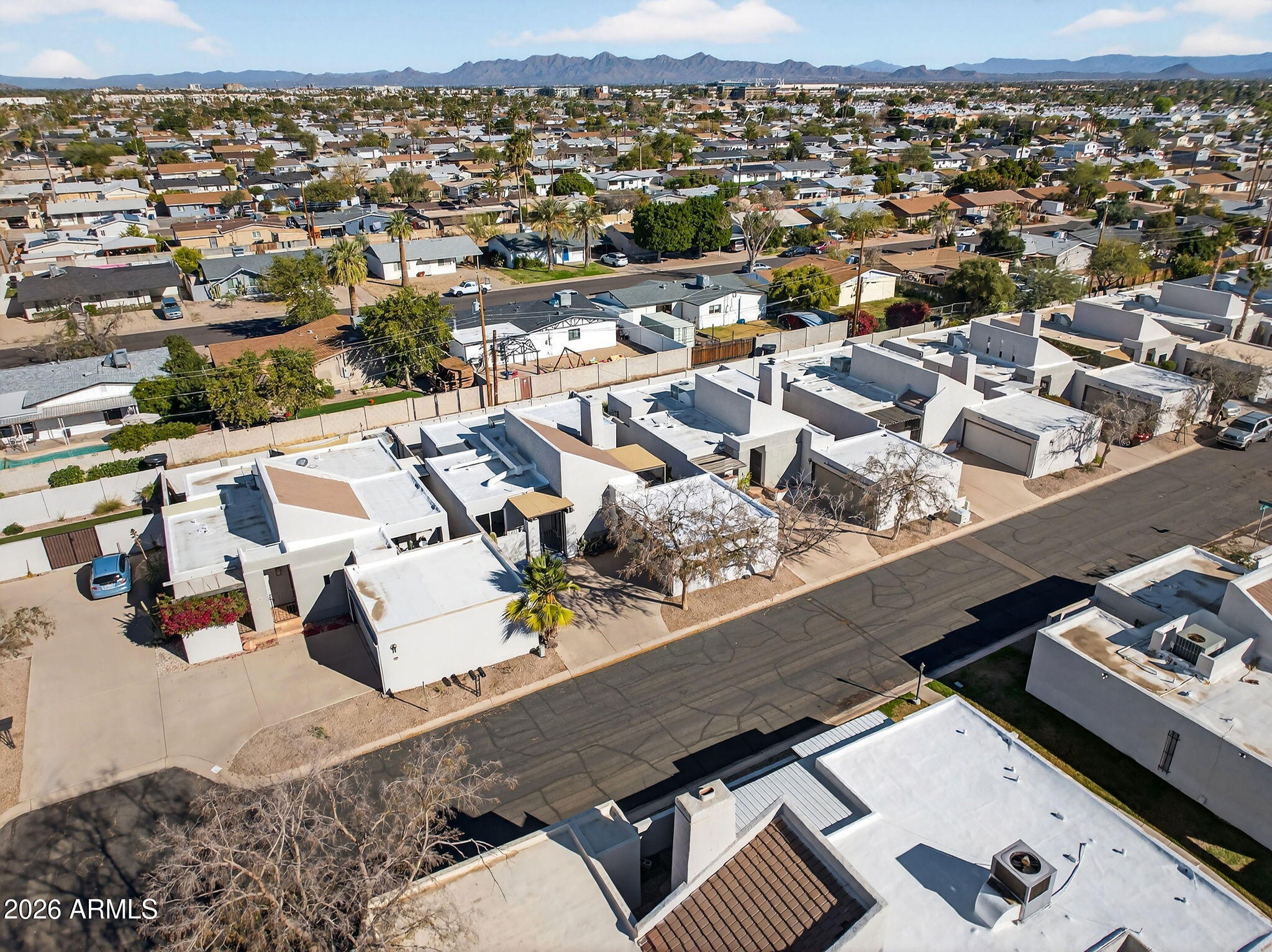 330 East Embassy Street Tempe, AZ 85288 - Photo 49 of 68 an aerial view of residential houses with outdoor space