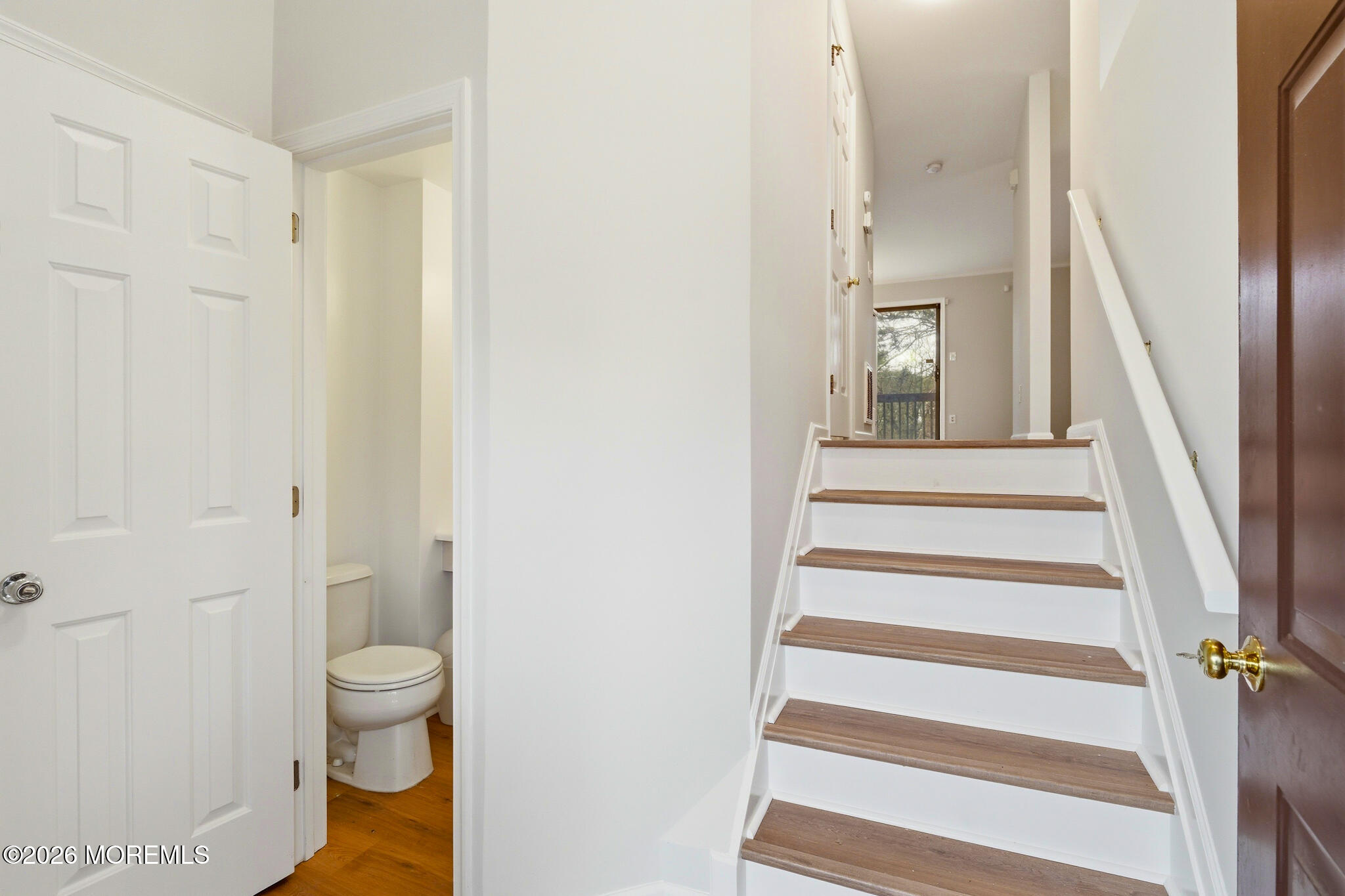 1606 Alpine Trail Neptune Township, NJ 07753 - Photo 4 of 33 a view of a hallway with wooden floor and entryway