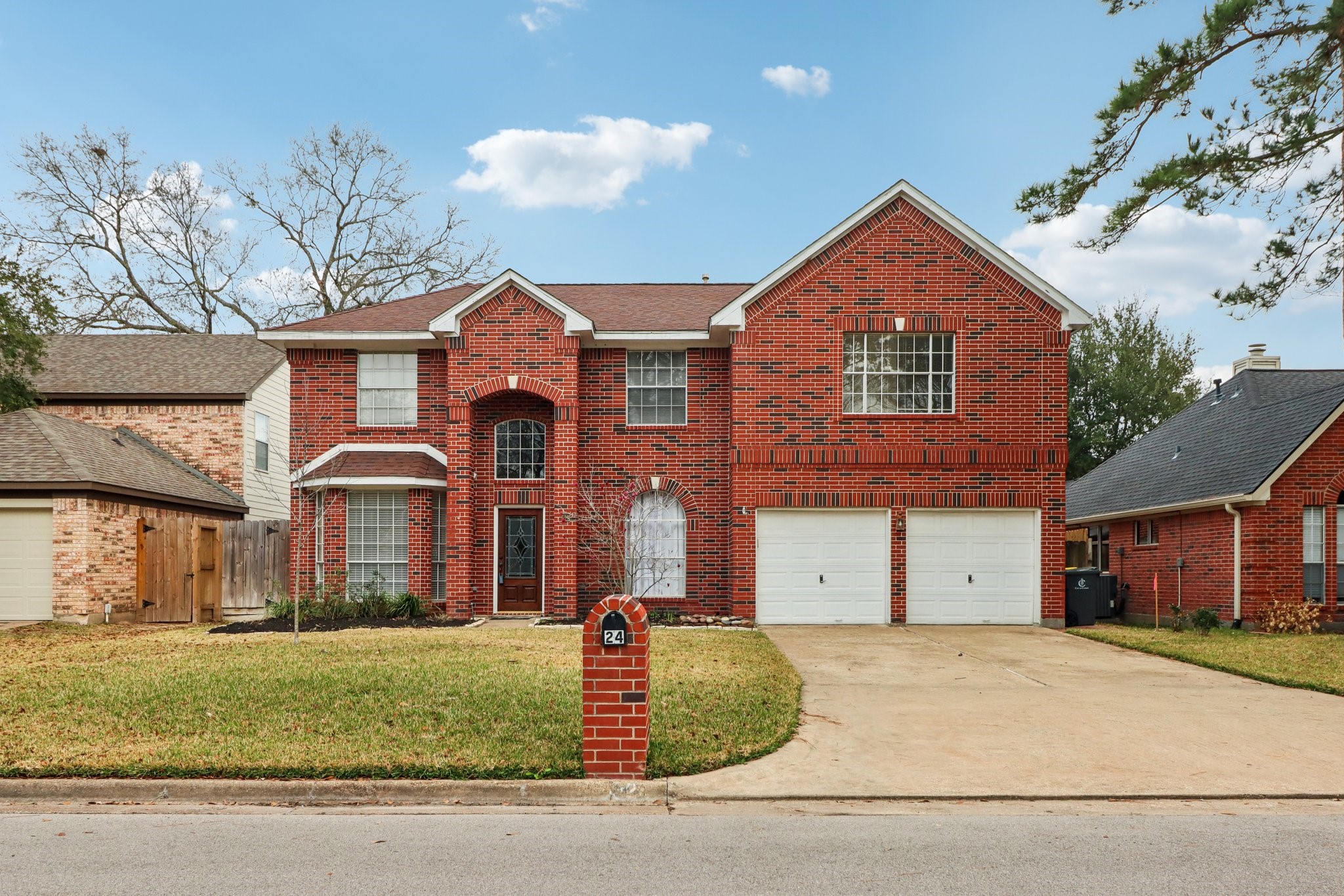 24 Dover Drive Conroe, TX 77304 - Photo 1 of 39 24 Dover Drive in Conroe features two living areas, 5 bedrooms, a home office and private pool!