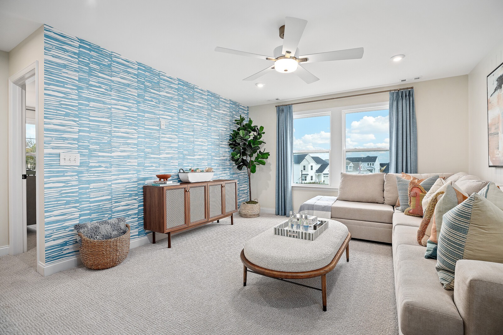 7689 Hatcher Heights Drive Fairview, TN 37062 - Photo 36 of 47 a living room with furniture and a large window