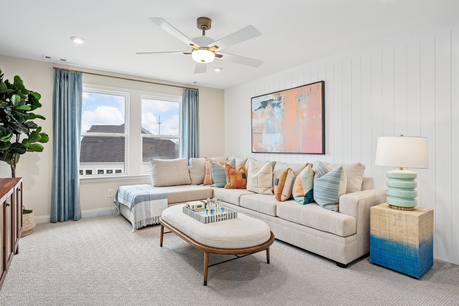 7689 Hatcher Heights Drive Fairview, TN 37062 - Photo 37 of 47 a living room with furniture and a large window