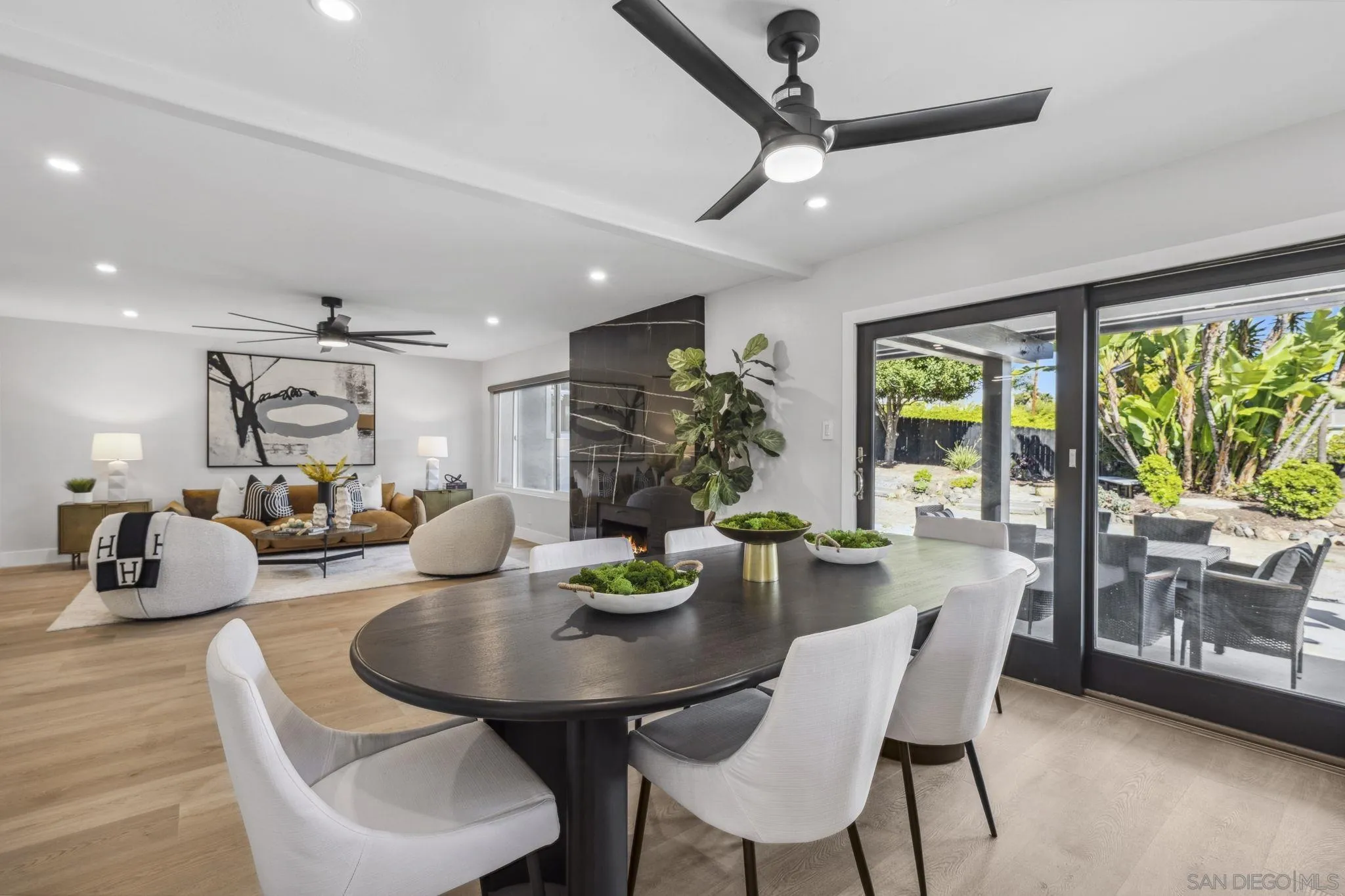 2026 Estero Street Oceanside, CA 92054 - Photo 11 of 72 a view of a dining room with furniture window and outside view