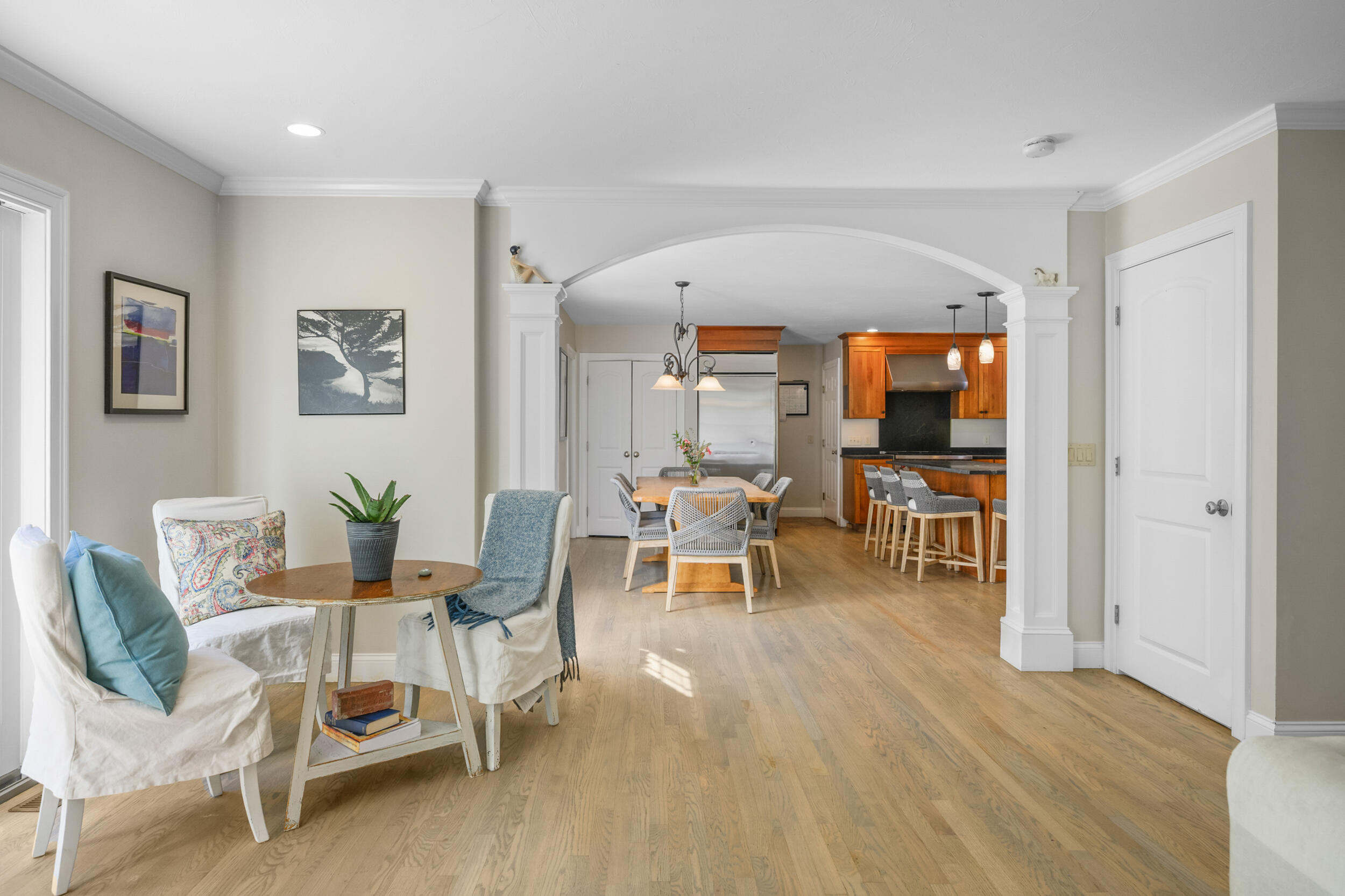 250 The Plains Road West Barnstable, MA 02668 - Photo 6 of 44 a living room with furniture and wooden floor
