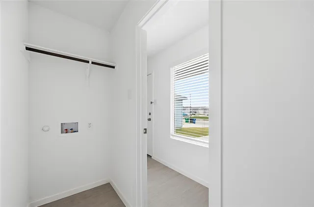 a small space with a window