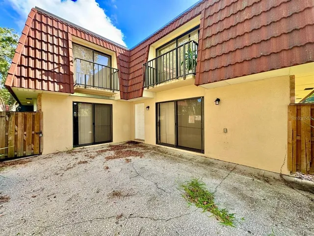 a front view of a building