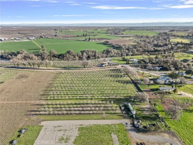 a view of a city with an ocean view