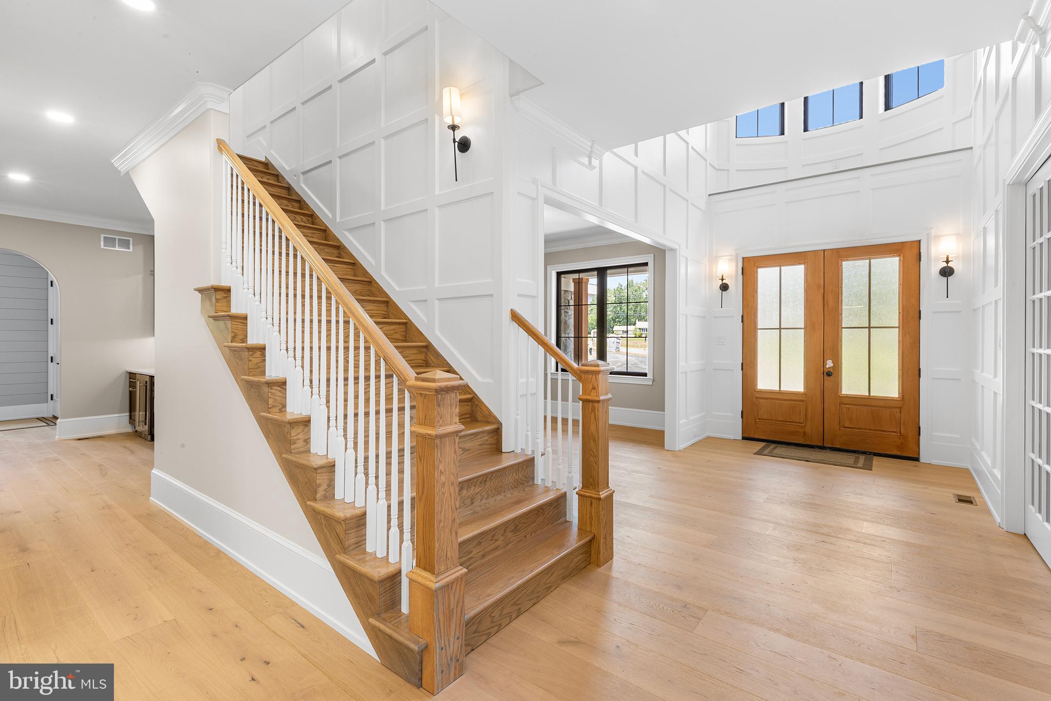153 Kirk Road Garnet Valley, PA 19060 - Photo 7 of 66 a view of entryway and hall with wooden floor