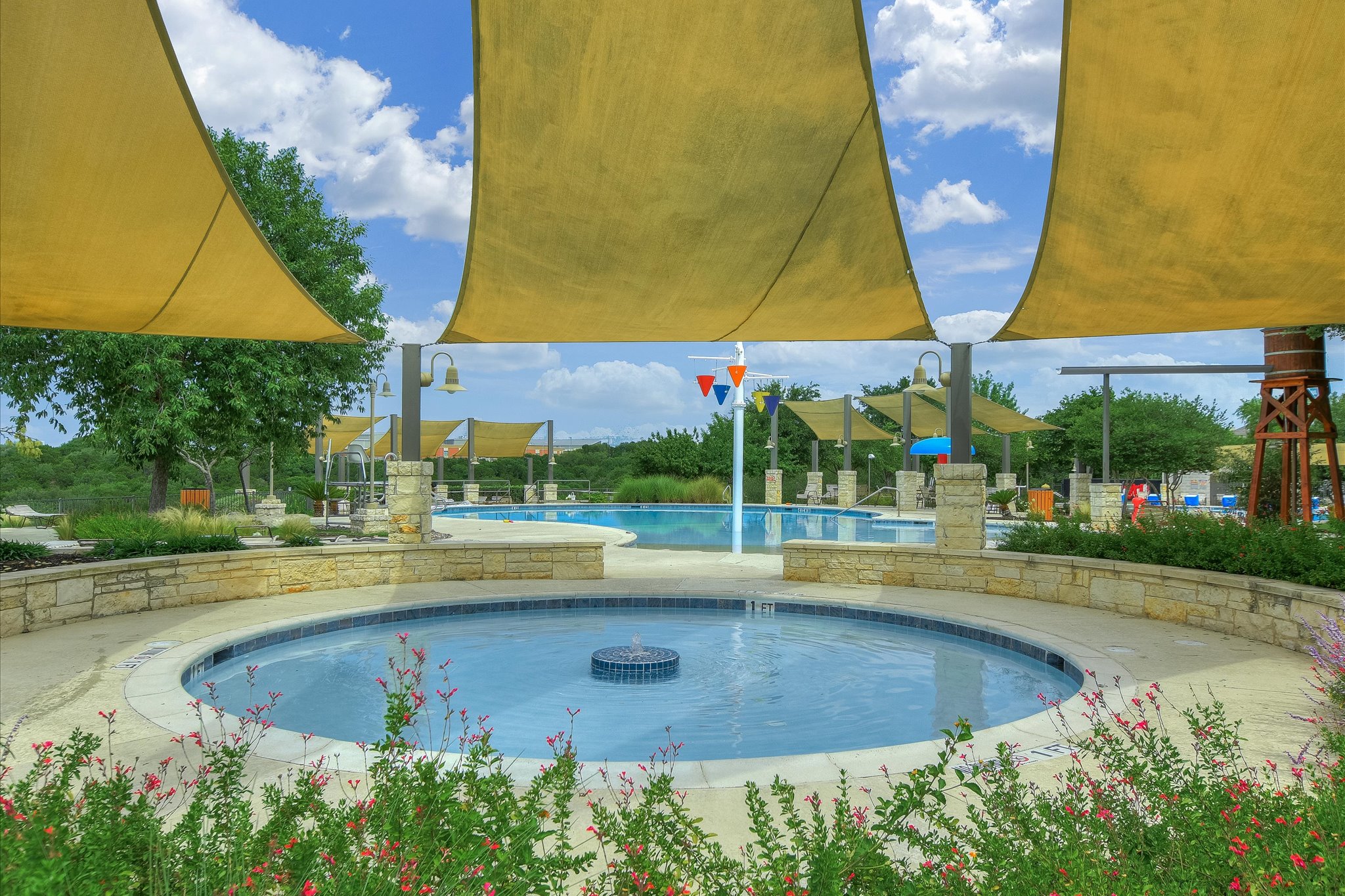12312 Montclair Bend Austin, TX 78732 - Photo 36 of 40 Community Children's Wading pool at Bella Mar community Center in Steiner Rnach