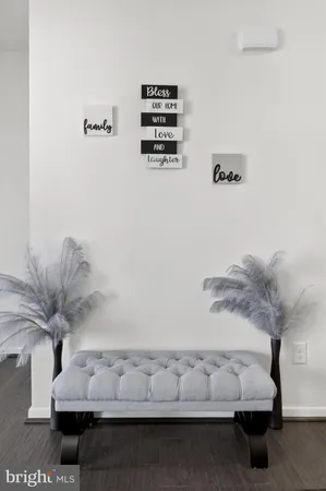a living room with furniture fireplace and a flat screen tv