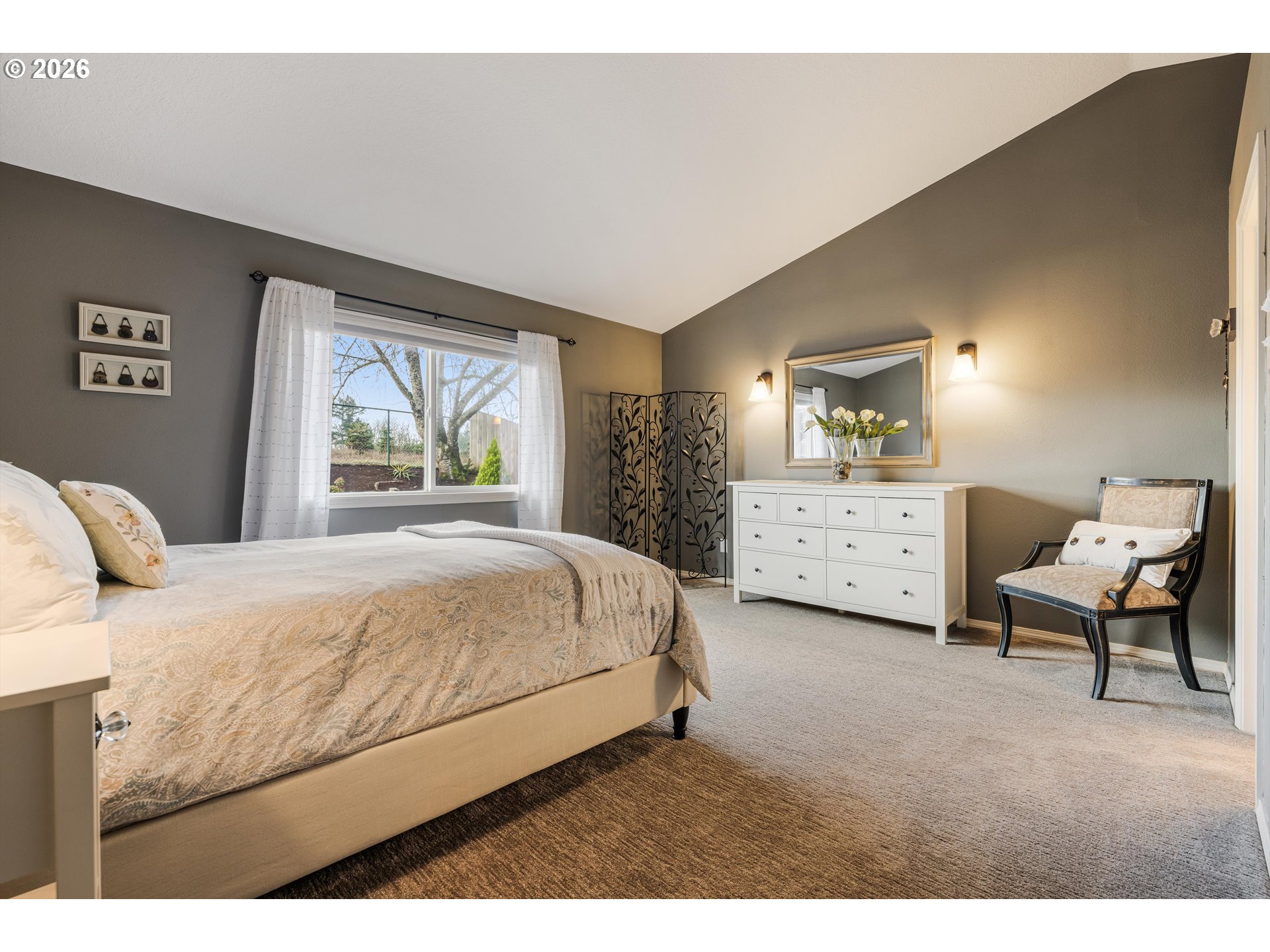 11769 Payson Lane Oregon City, OR 97045 - Photo 18 of 29 a bedroom with a bed and a chair