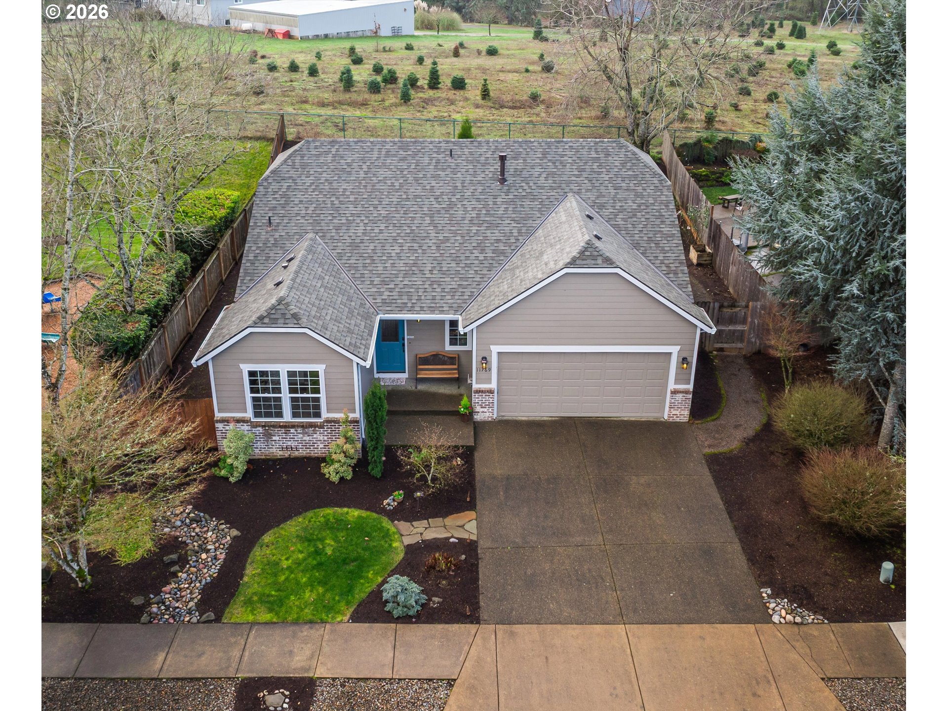 11769 Payson Lane Oregon City, OR 97045 - Photo 3 of 29 an aerial view of a house with a yard