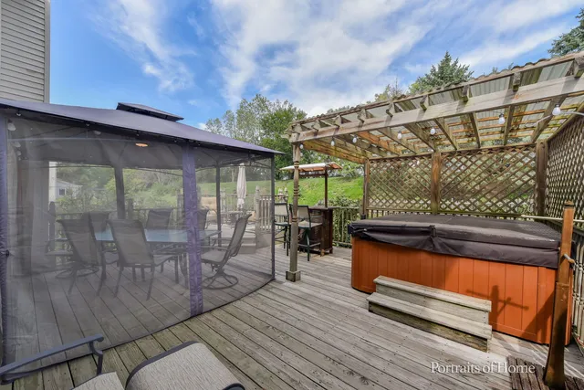 a view of a house with a garden