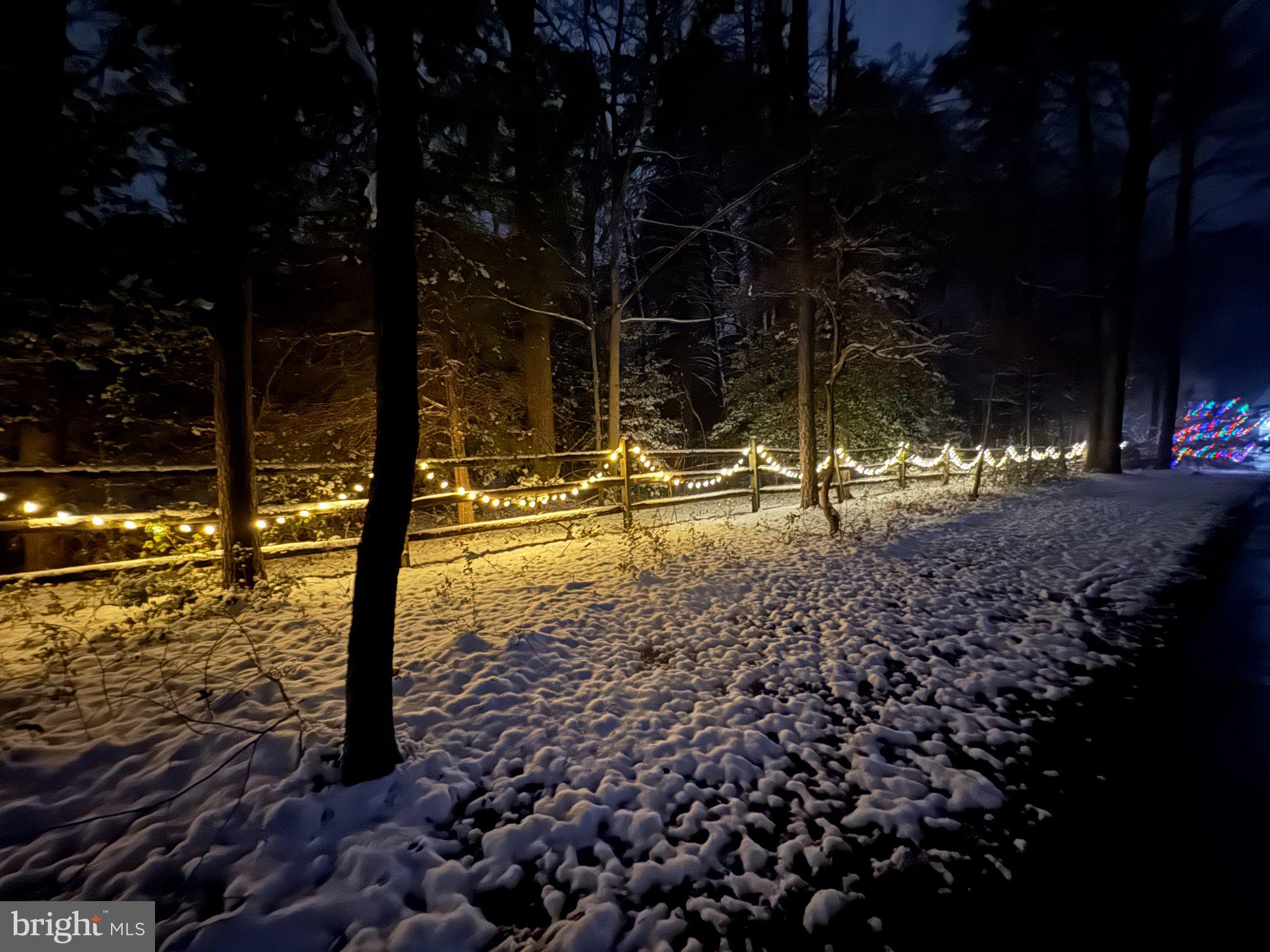 230 Richards Ferry Road Fredericksburg, VA 22406 - Photo 88 of 96 Twinkling lights in a snowy night