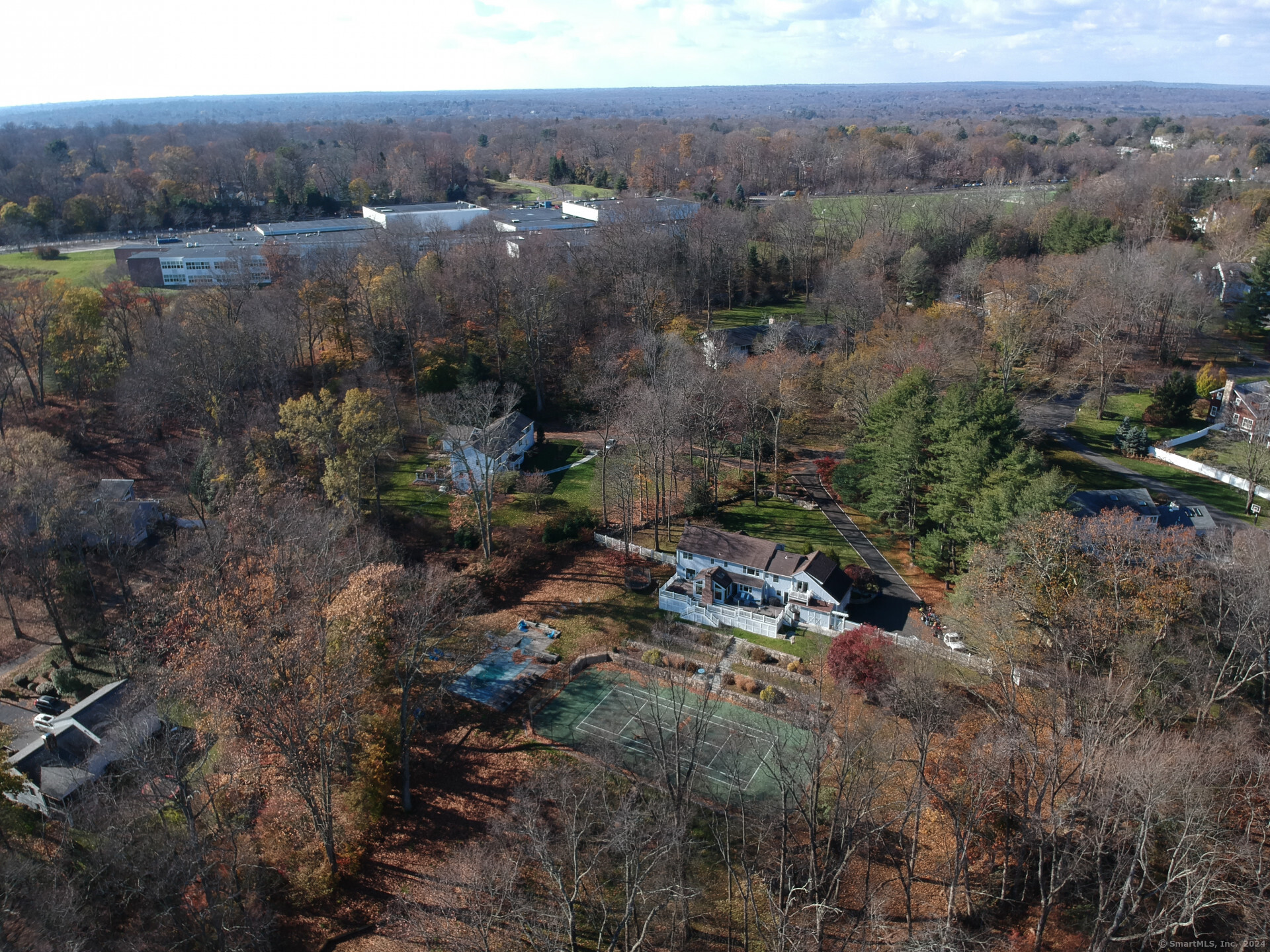 6 Fox Run Lane Westport, CT 06880 - Photo 1 of 6 an aerial view of mountain with trees