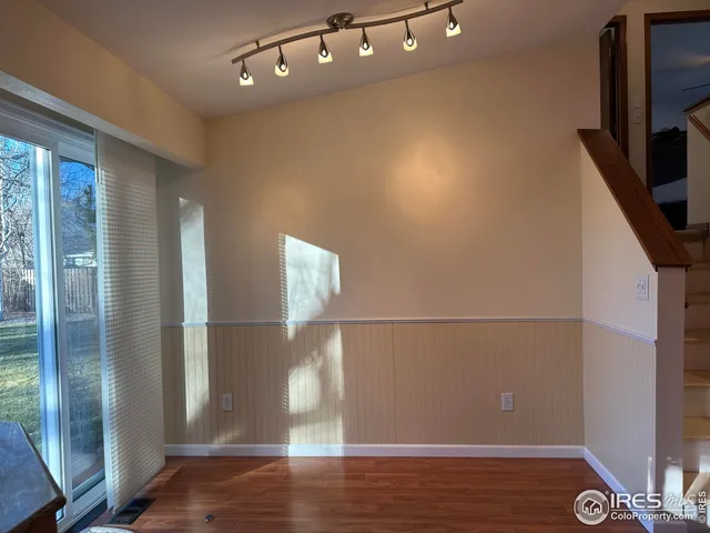 a view of an empty room