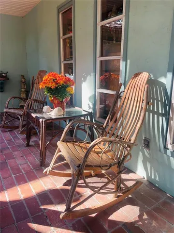 a room with gym equipment
