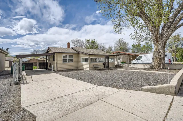 front view of house with a street
