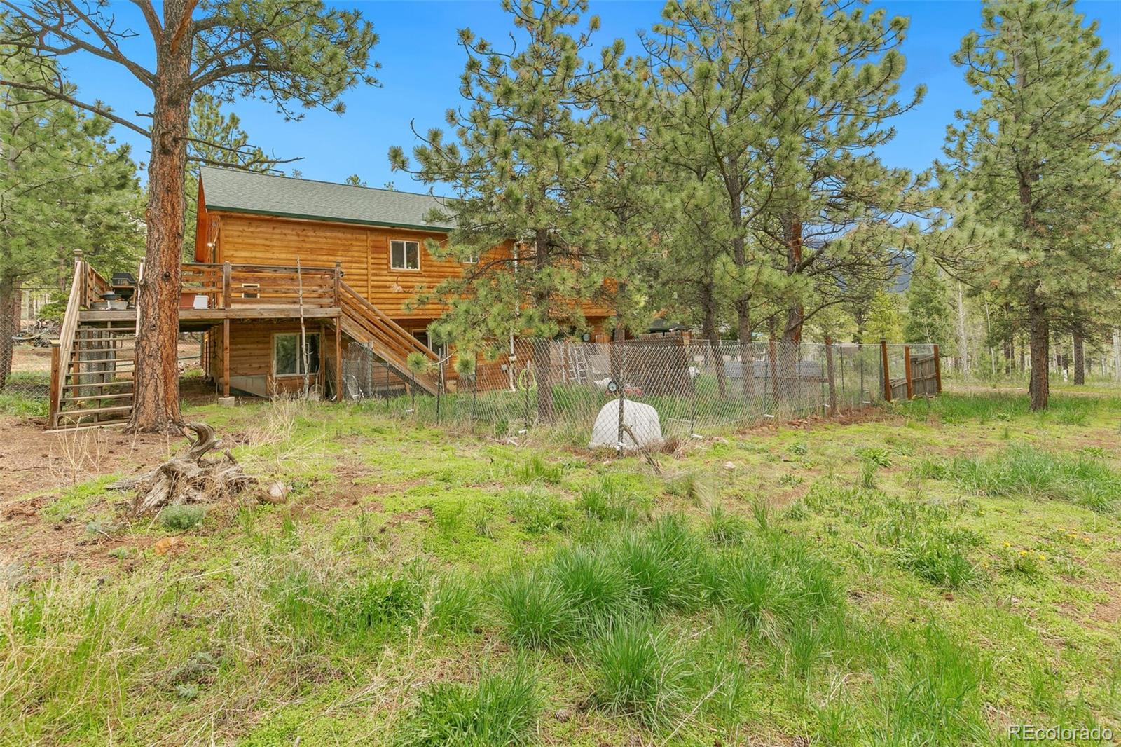30 Bristlecone Circle Bailey, CO 80421 - Photo 30 of 35 a view of a house with a yard