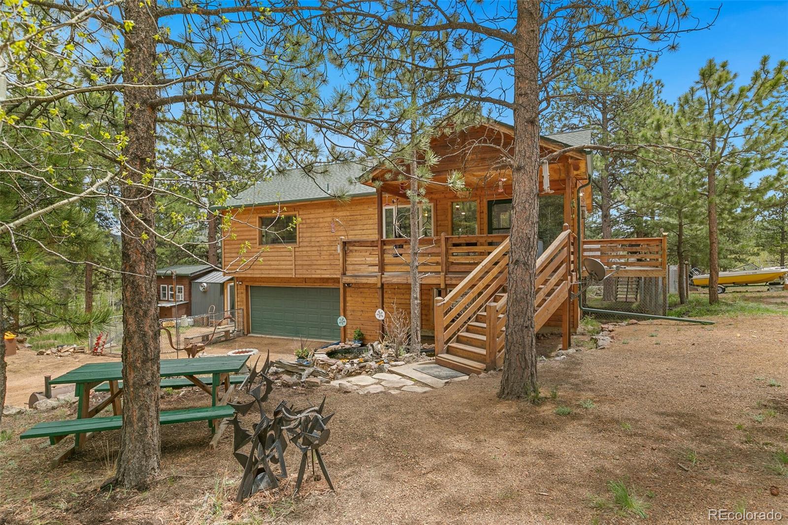 30 Bristlecone Circle Bailey, CO 80421 - Photo 35 of 35 a view of a house with a yard