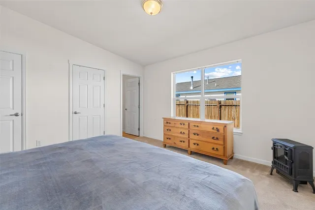 a room with furniture and cabinets