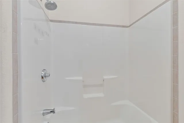 a close up of a bathtub