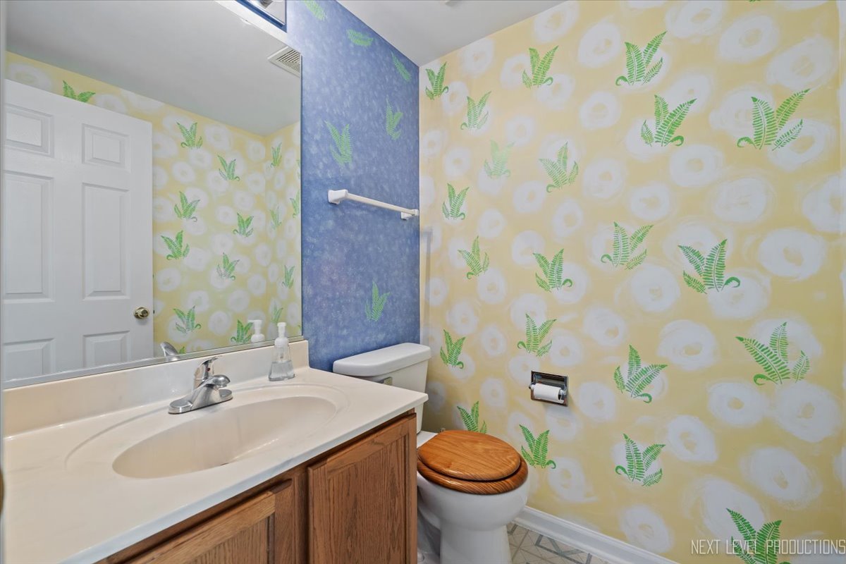 3382 Ravinia Circle, Unit 3382 Aurora, IL 60504 - Photo 13 of 33 a bathroom with a sink and a mirror