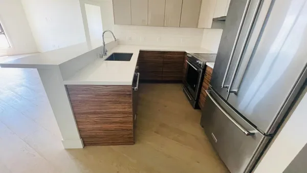a close view of walk in closet
