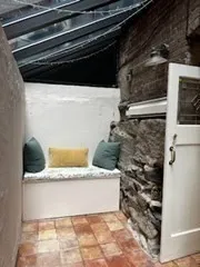 a view of a porch