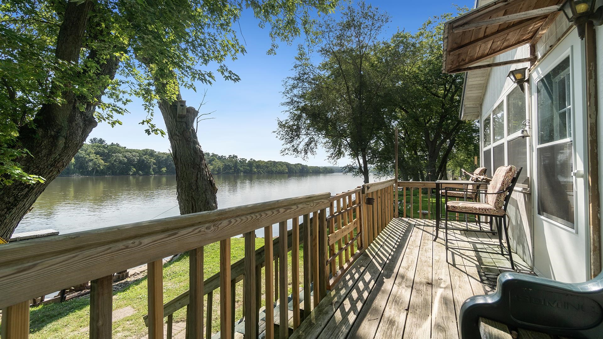 2859 South Brooks Island Road Oregon, IL 61061 - Photo 16 of 39 a view of balcony with outdoor space and lake view